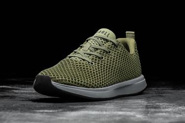 Nobull Mesh Runner Women's Running Shoes Olive | Australia (AJ0387)